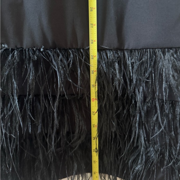 Sam Edelman Black Feathered Mini Dress - Picture 4 of 7